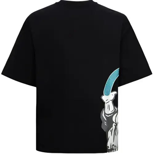 EVISU T Shirts Men's Crew Neck Moderate Straight Fit