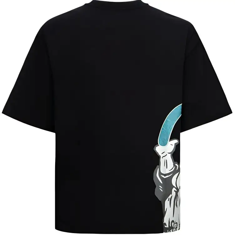 EVISU T Shirts Men's Crew Neck Moderate Straight Fit