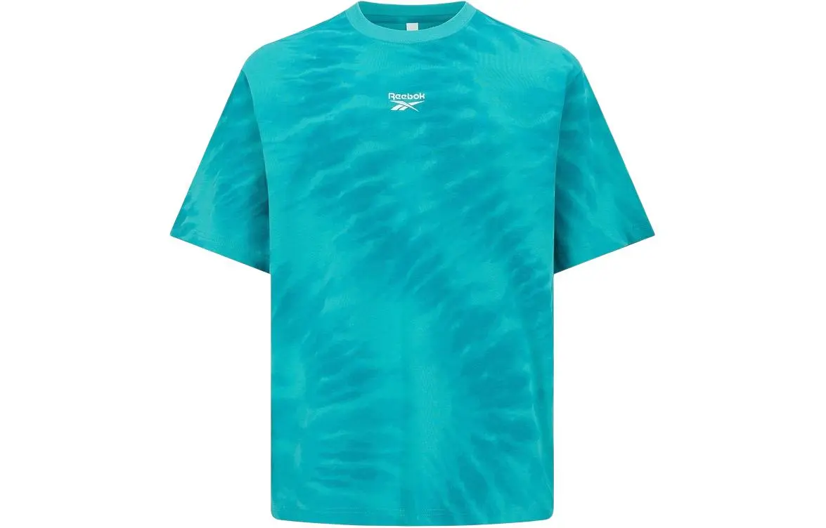 Reebok T-Shirts Unisex Blue Crew Neck Moderate Straight Fit