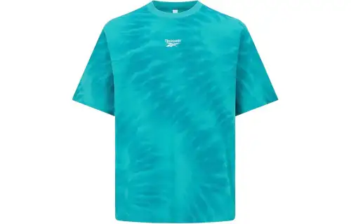 Reebok T Shirts Unisex Blue Crew Neck Moderate Straight Fit