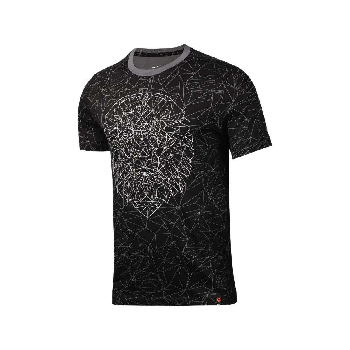 Nike T-Shirts Men's Black Crew Neck Thin Straight Fit