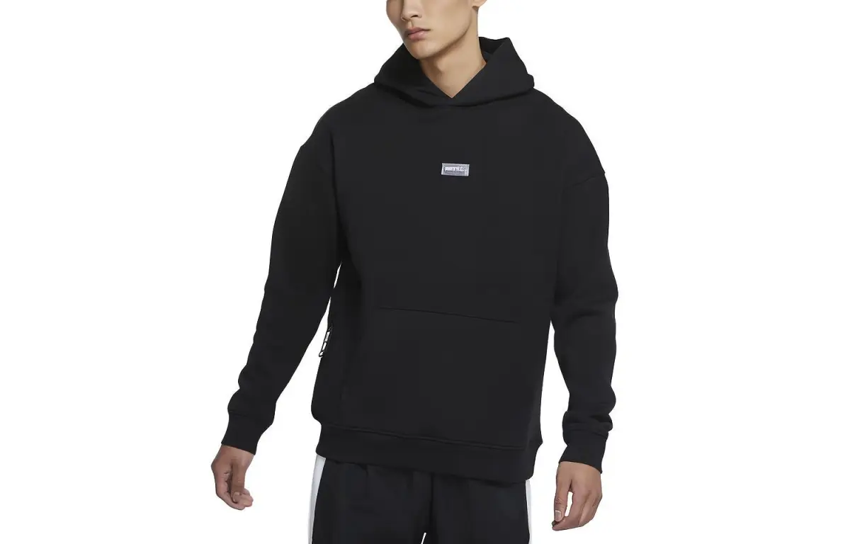 Nike Sweatshirts Men's Black Hooded Thickened Regular