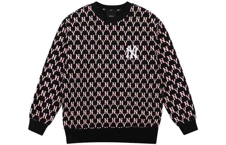 MLB Monogram Sweatshirt Unisex Black