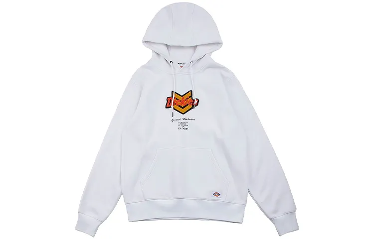 Dickies Sweatshirts Men's White Hooded Moderate Heavyweight