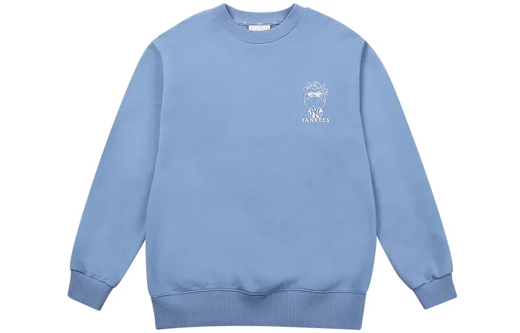 MLB Sweatshirts Unisex Blue Crew Neck Moderate
