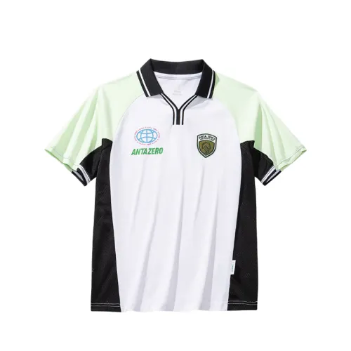 Anta Outdoor Collection T Shirt Men's Pure White/Azure Green/Basic Black
