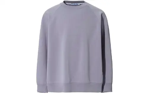 UNIQLO X JIL SANDER Jil Sander Sweatshirts Men's Gray Crew Neck Moderate Regular