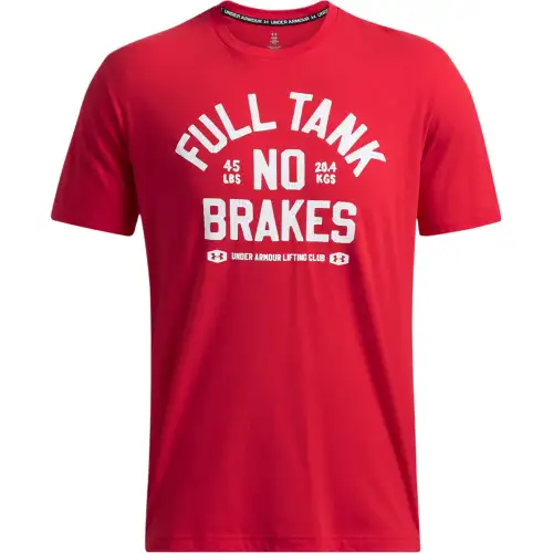Under Armour FW24 T Shirt Men's Red/White