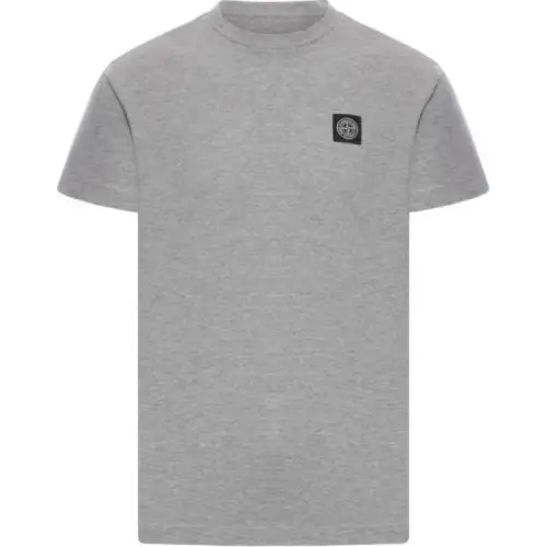 STONE ISLAND Compass Patch Crewneck T Shirt