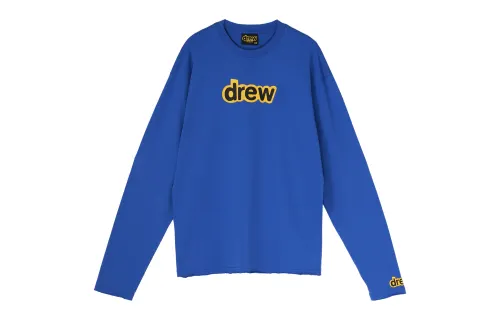Drew House Smiley Collection Sweatshirt Unisex Blue