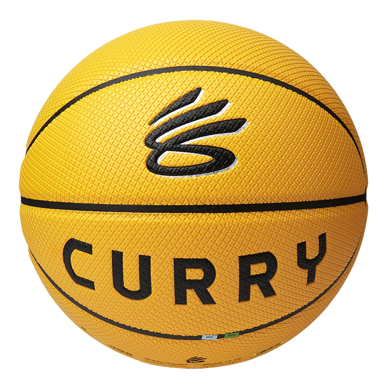 Under Armour CURRY 395 Whirlwind Collection Pu Basketball Yellow Collector’s Level Size 7 Ball Training Competition