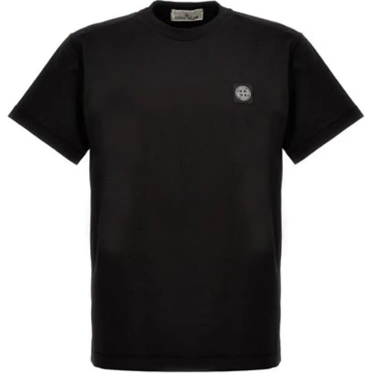 STONE ISLAND Compass Patch Crewneck T Shirt