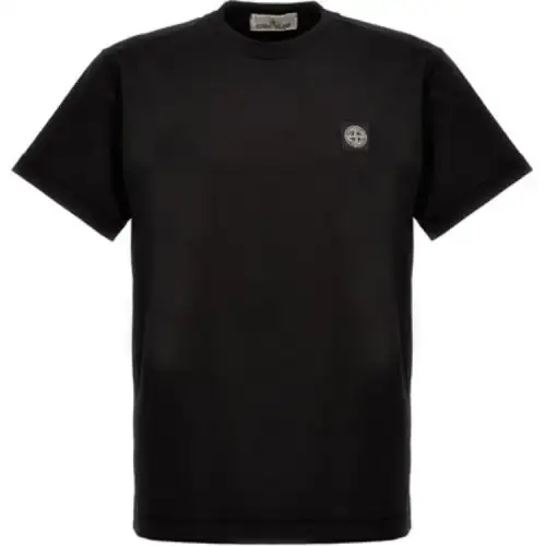 STONE ISLAND Compass Patch Crewneck T Shirt