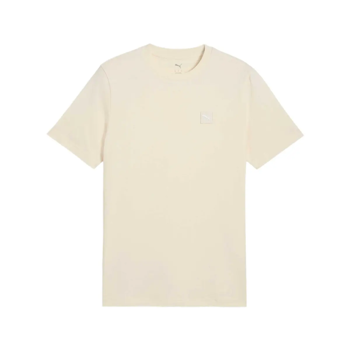PUMA T-Shirts Men's Ecru-99 Crew Neck Moderate