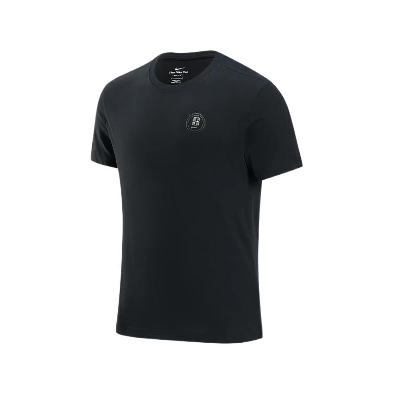 Nike SABRINA Dri-FIT technology Sabrina quick-drying lightweight cool breathable comfortable short-sleeved T-shirt men's black