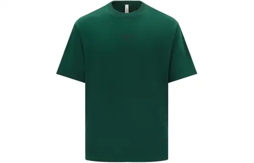 Reebok Drop Shoulder Sleeve T Shirt Unisex Dark Green