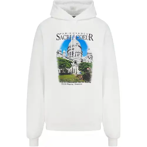 Balenciaga Sweatshirt Loose Fit Men's White