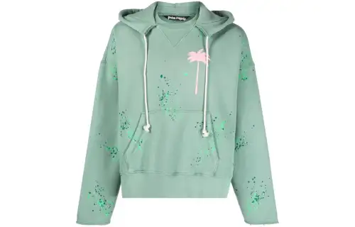 Palm Angels palm-tree-print hoodie