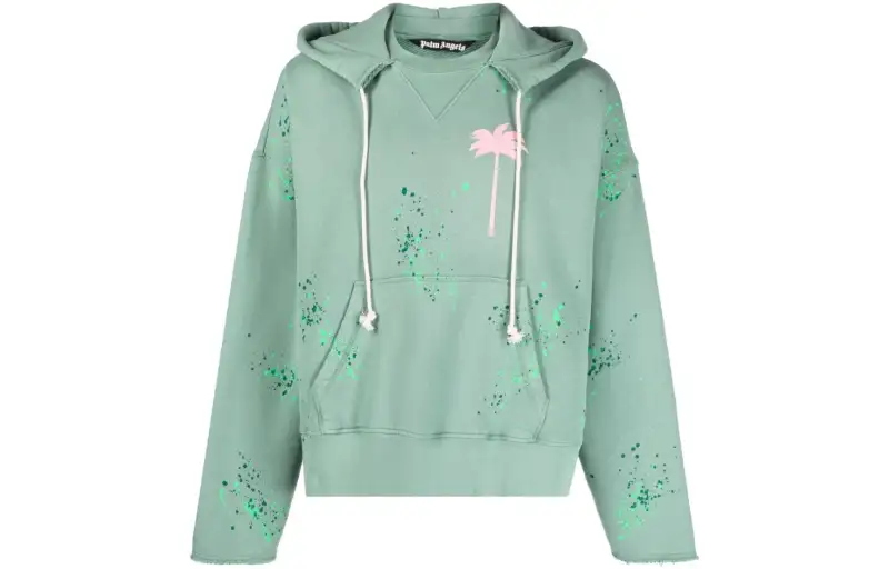 Palm Angels palm-tree-print hoodie