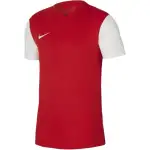 Nike T Shirts Men's Red Crew Neck Moderate Straight Fit