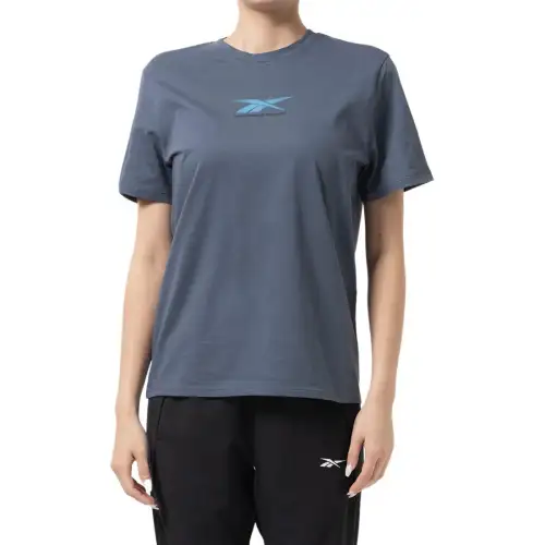 Reebok T Shirt Unisex Gray Blue