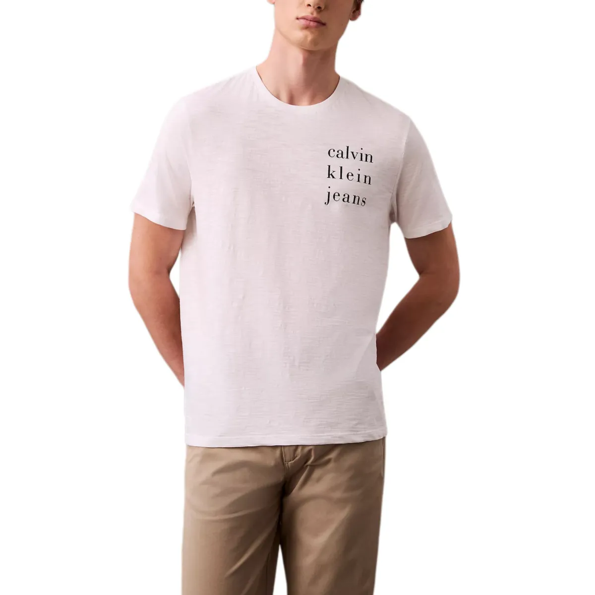 CALVIN KLEIN T Shirt Men's Bright White