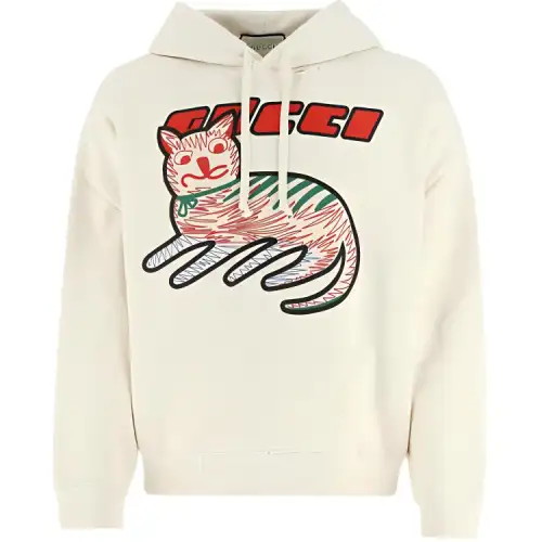 Gucci 2020-2022 cat-print hoodie