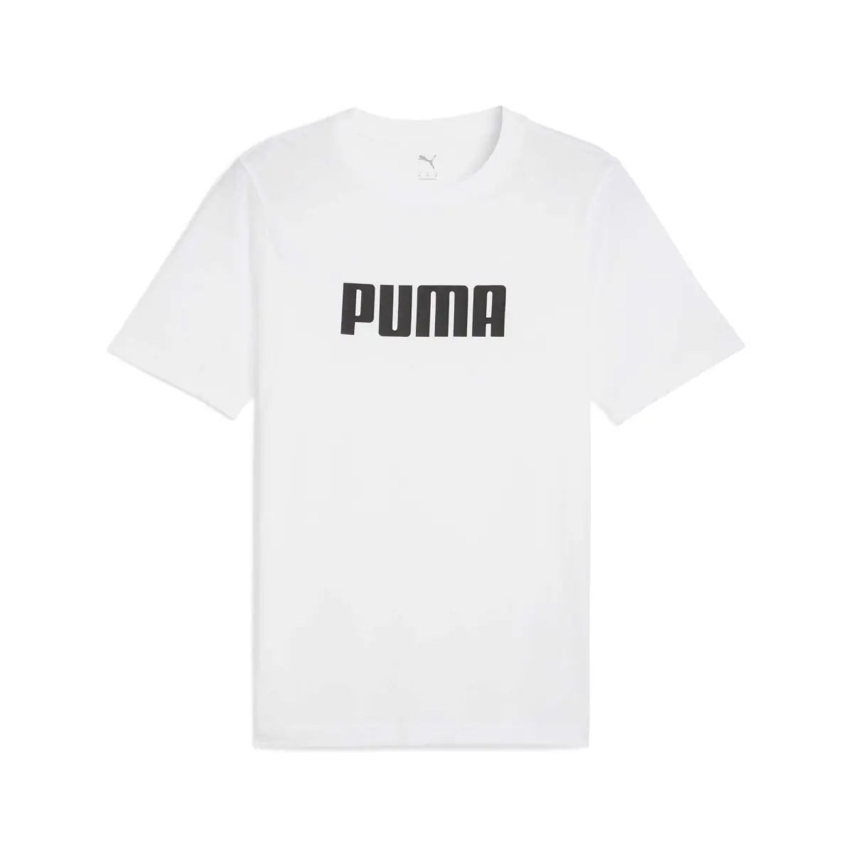 PUMA T-Shirts Men's White Crew Neck Moderate