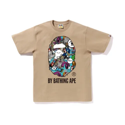Bape Comic Art Ape Head Tee