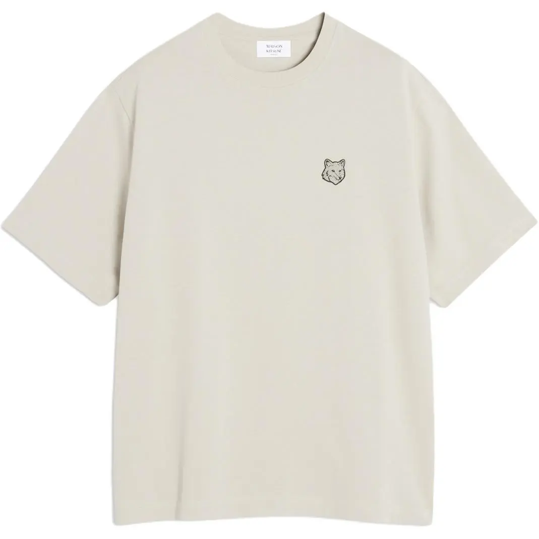 Maison Kitsuné Bold Fox Head Patch Crewneck T Shirt