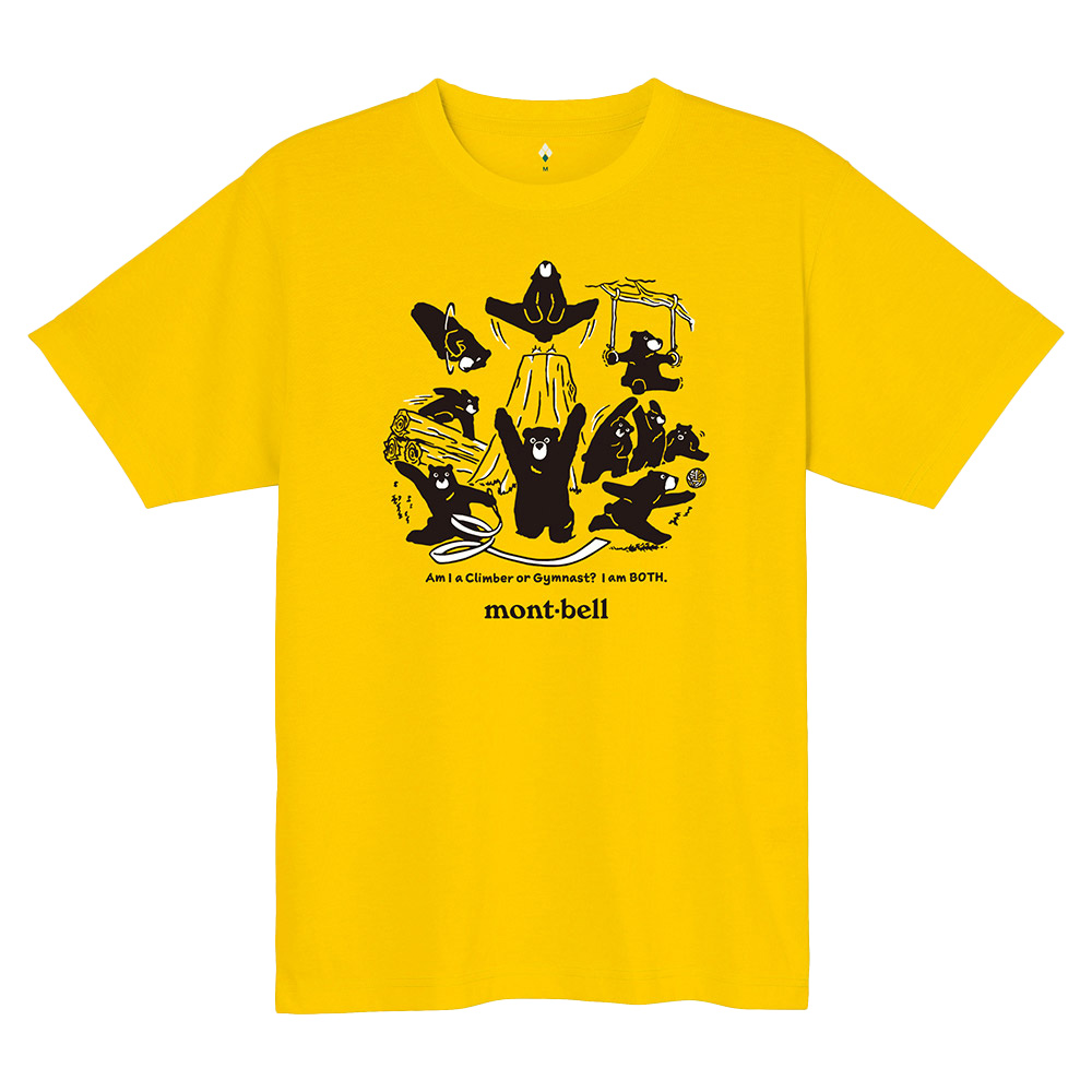 MONTBELL Quick Dry T Shirts Unisex
