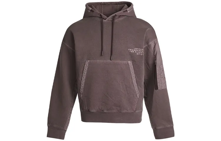 Jordan Sweatshirts Men's Russet Hooded Moderate Regular
