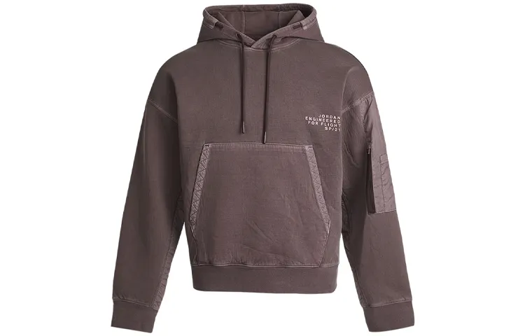 Jordan Sweatshirts Men's Russet Hooded Moderate Regular
