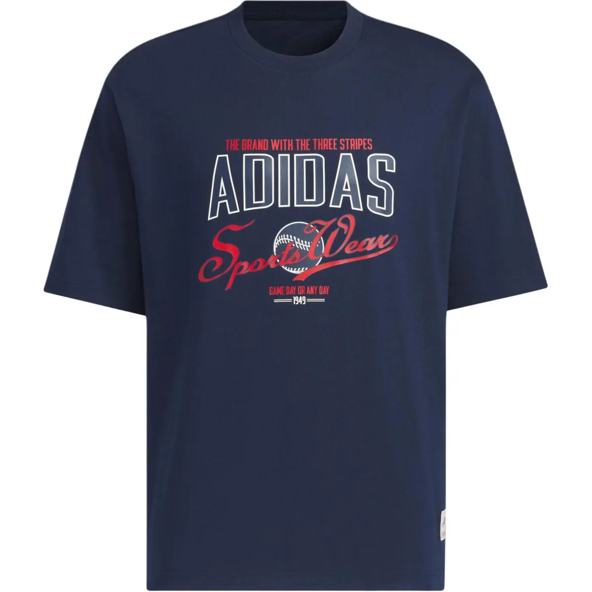 Adidas MS ROUND NECK T Shirt Men's College Navy