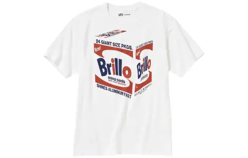 UNIQLO T Shirts Unisex White Crew Neck Moderate Straight Fit