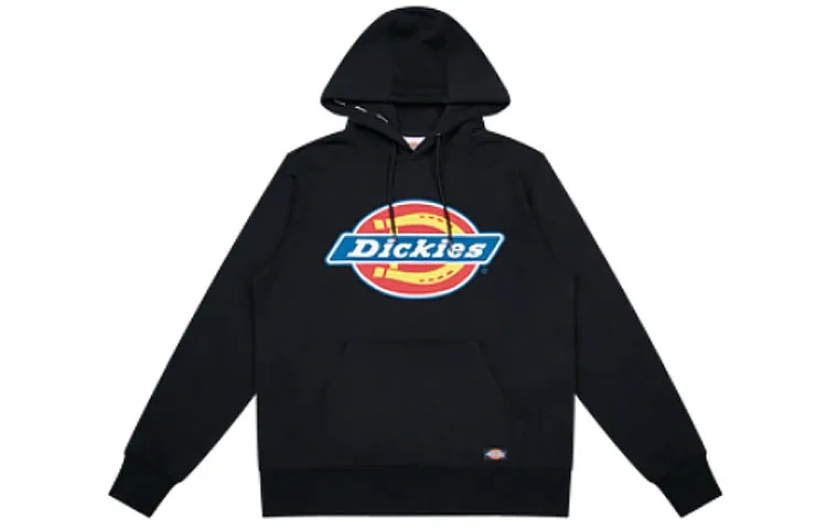 Dickies Sweatshirts Men's Black Hooded Moderate Heavyweight
