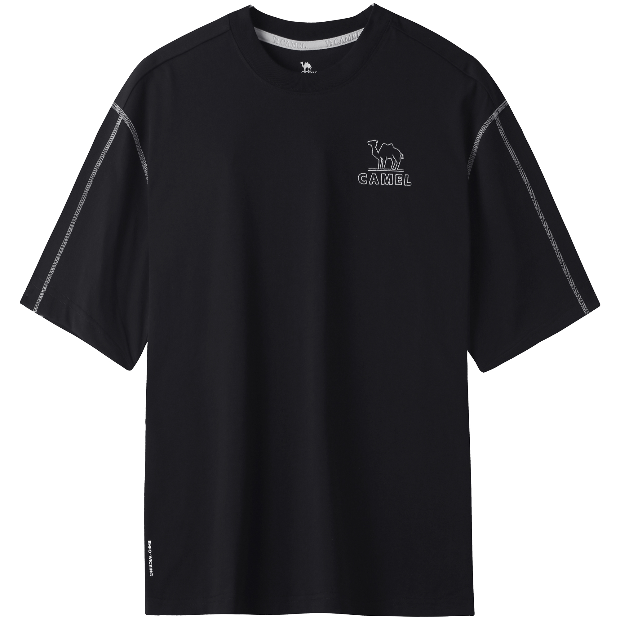 CAMEL Urban Function Series Quick Dry T Shirts Unisex Crew Neck Moderate