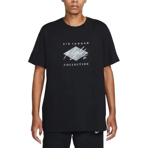 Jordan Flight Essentials T Shirt Men's Black/White/Smoke Gray