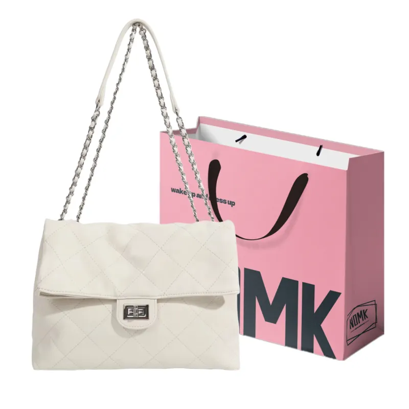NOMK Pu Crossbody Bags Regular Women's Black/White