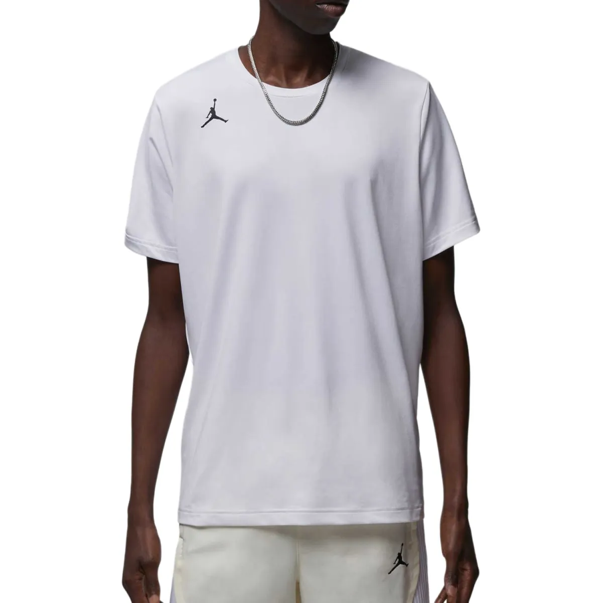 Jordan T-Shirts Men's White Crew Neck Moderate