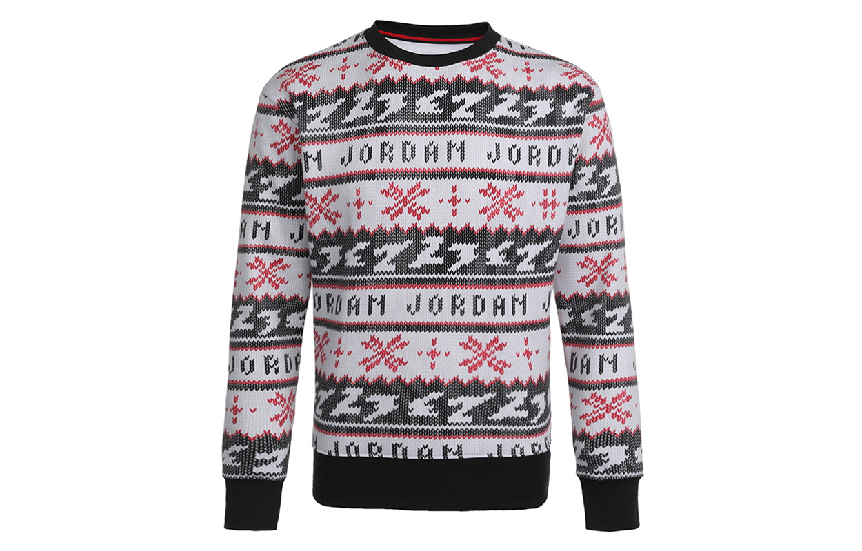 Jordan Jumpman Sweatshirts Men's Black Crew Neck Moderate