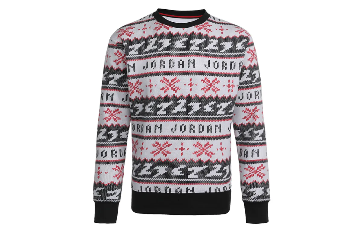 Jordan Jumpman Sweatshirts Men's Black Crew Neck Moderate