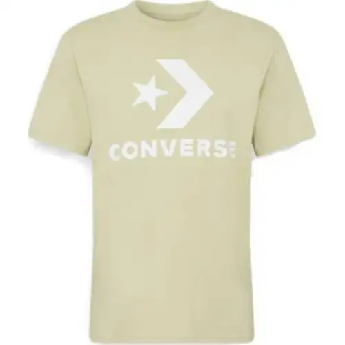 Converse T Shirts Unisex Green Crew Neck Moderate