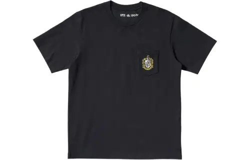 UNIQLO Harry Potter Co Brand T Shirts Unisex Black Crew Neck Moderate Straight Fit