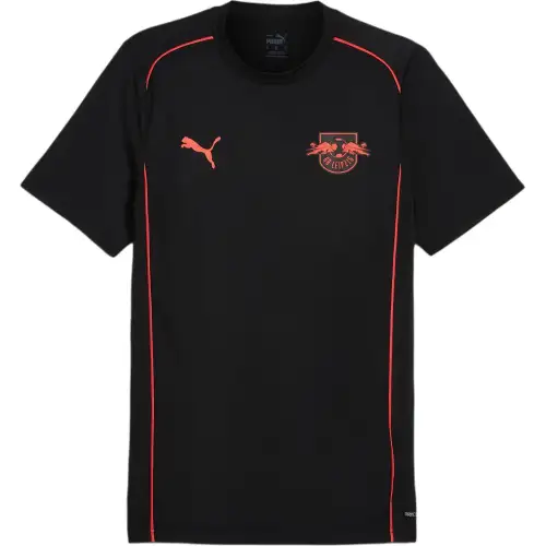 PUMA T Shirts Men's Black Crew Neck Moderate Straight Fit