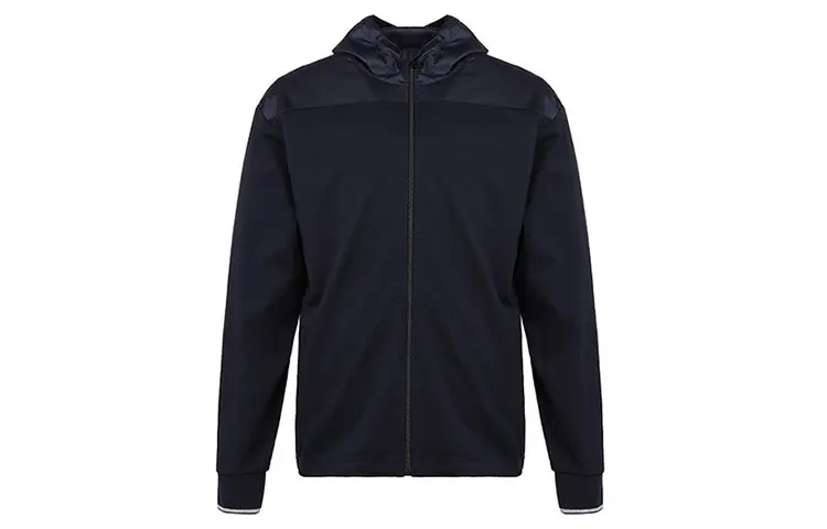 PRADA Sweatshirts Men's Navy Blue Hooded Thin Regular