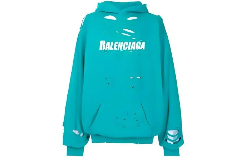 Balenciaga Caps Destroyed Hoodie