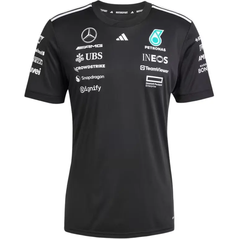 Adidas x MERCEDES AMG PETRONAS F1 TEAM T Shirt Men's Black
