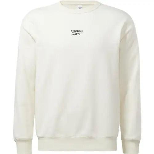 Reebok Sweatshirts Unisex White Crew Neck Moderate Regular