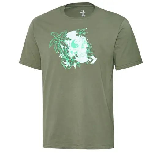 Converse Graphic SS T Shirt Men's Green